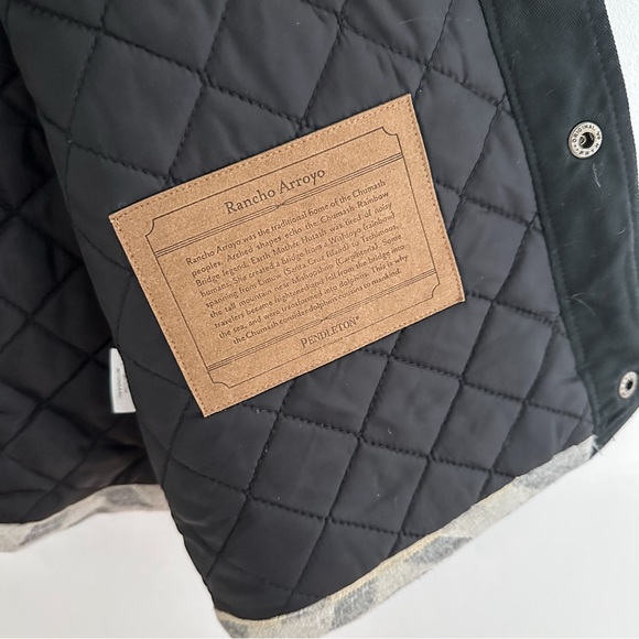 Pendleton Rancho Arroyo Wool Vest Southwest Pattern Size Large Quilted Western - Picture 7 of 9